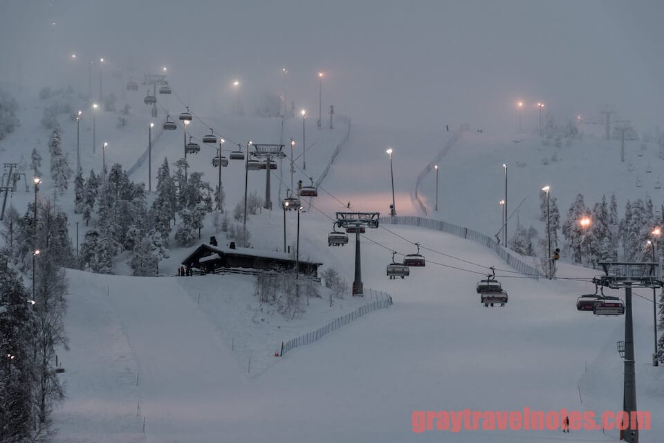 Rovaniemi - Pyha Ski resort beautiful view