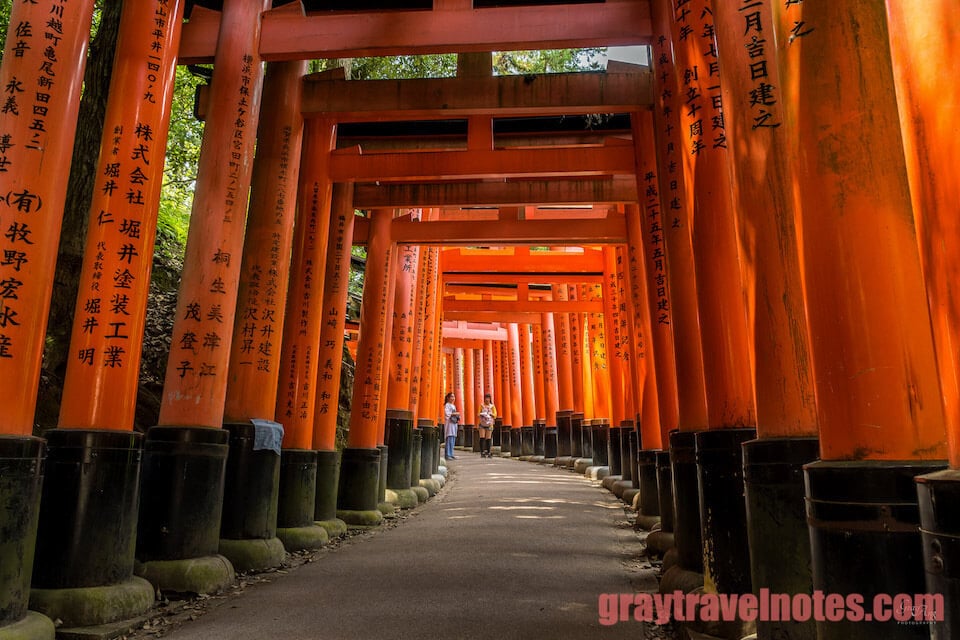 Japan - Walking up the iconic Inari Shrine
