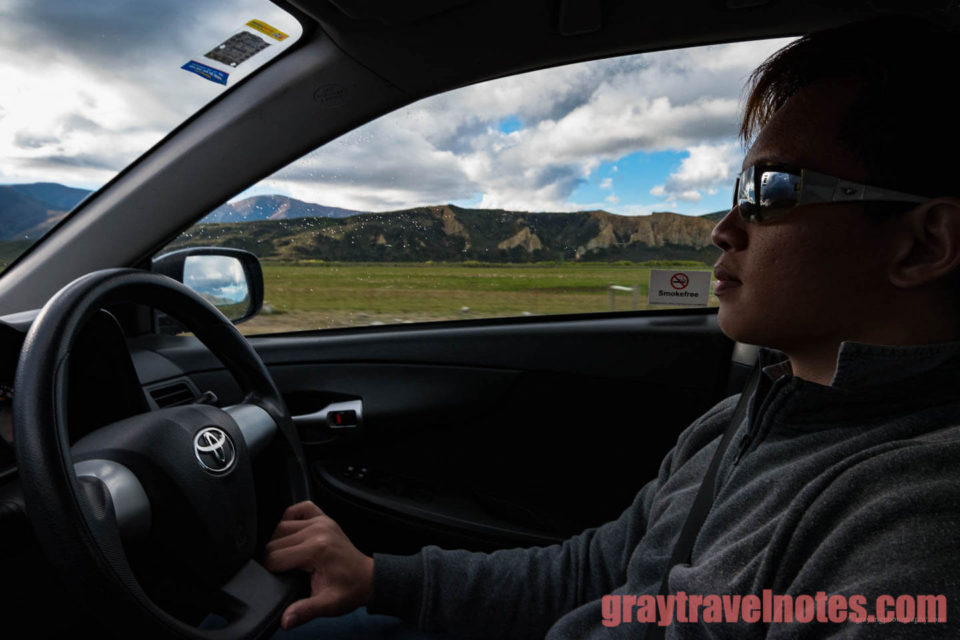 New Zealand - Driving a Toyota Altis during our trip