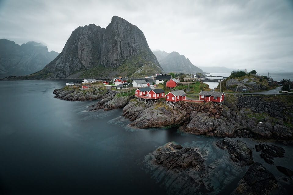 Gray Travel Notes - Great view of Lofoten scenery in Norway